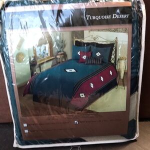 Donna Sharp Turquoise Desert King Duvet No Shams